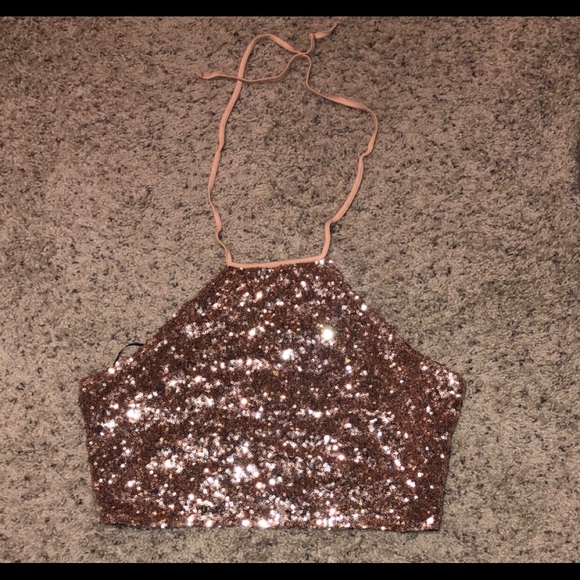 Gold Sequence Top - Picture 5 of 7